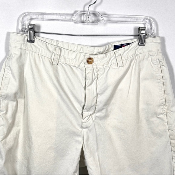 Vineyard Vines Cotton Chino Club Shorts Classic Preppy Light Khaki Men’s 33 - Picture 3 of 9